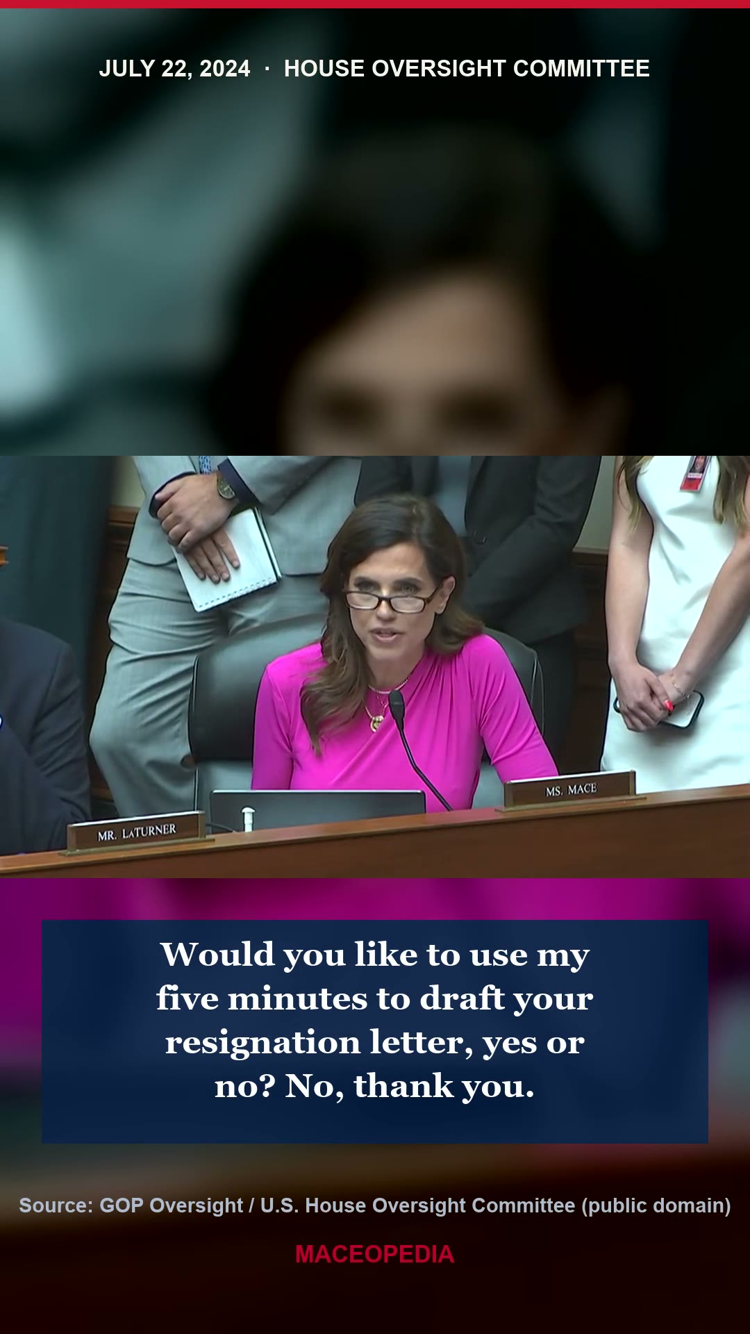 "You're full of sh*t today", Mace interrogates Secret Service Director Cheatle
