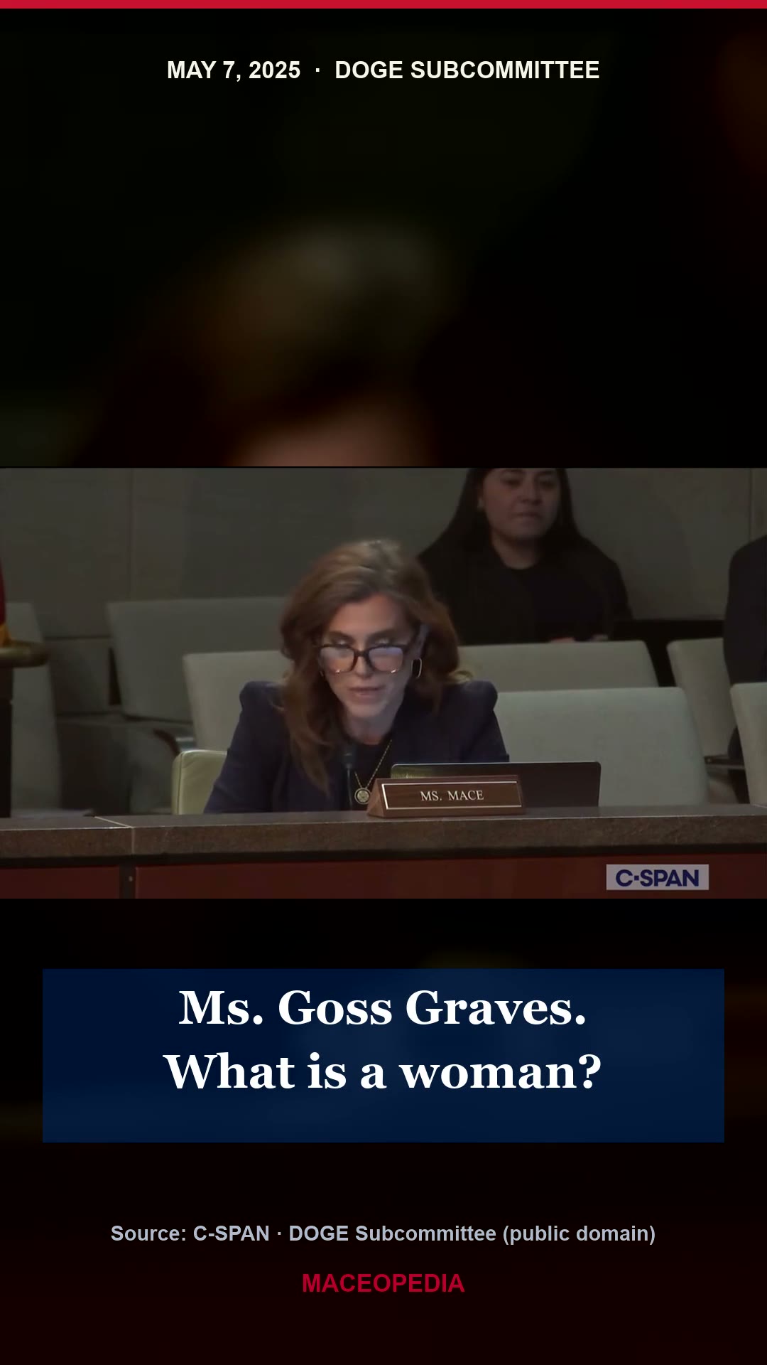 "You're groomers", Mace vs. Fatima Goss Graves at the DOGE sports hearing