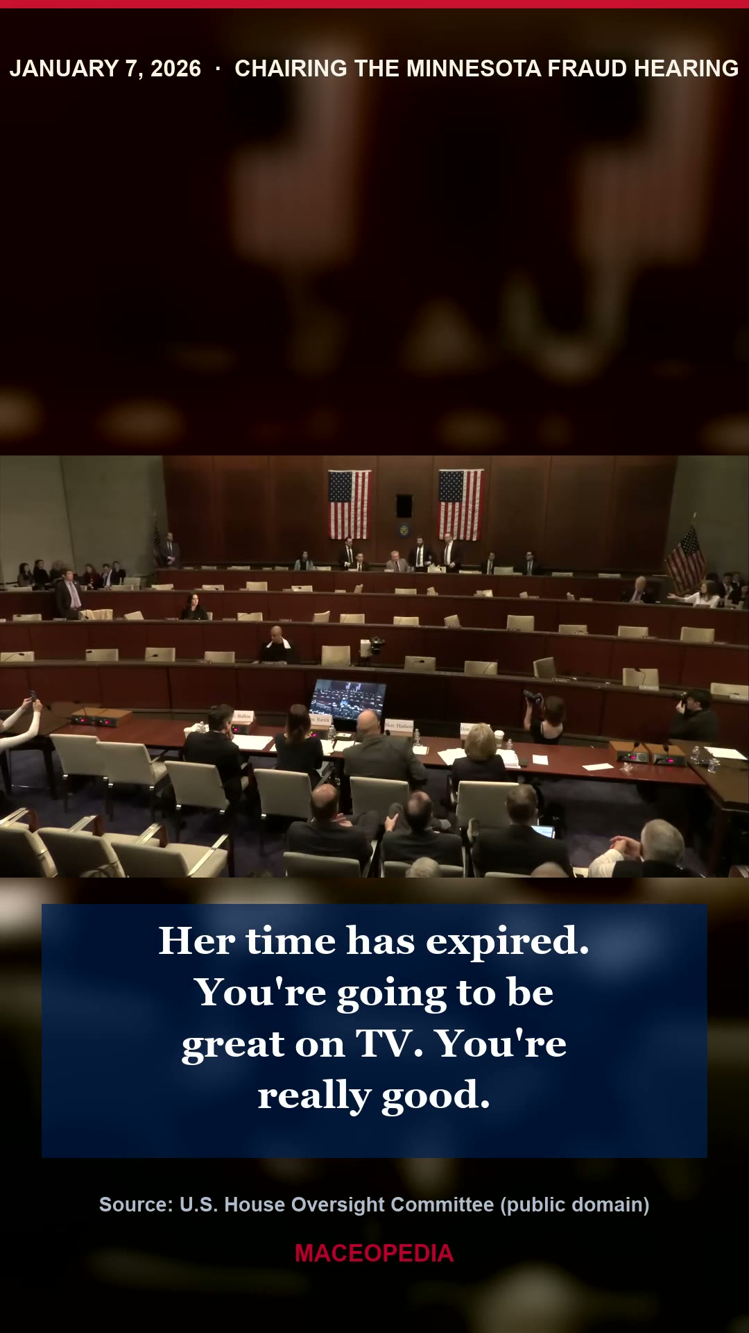 "No baby, you are done", Mace cuts Pressley's mic from the chair