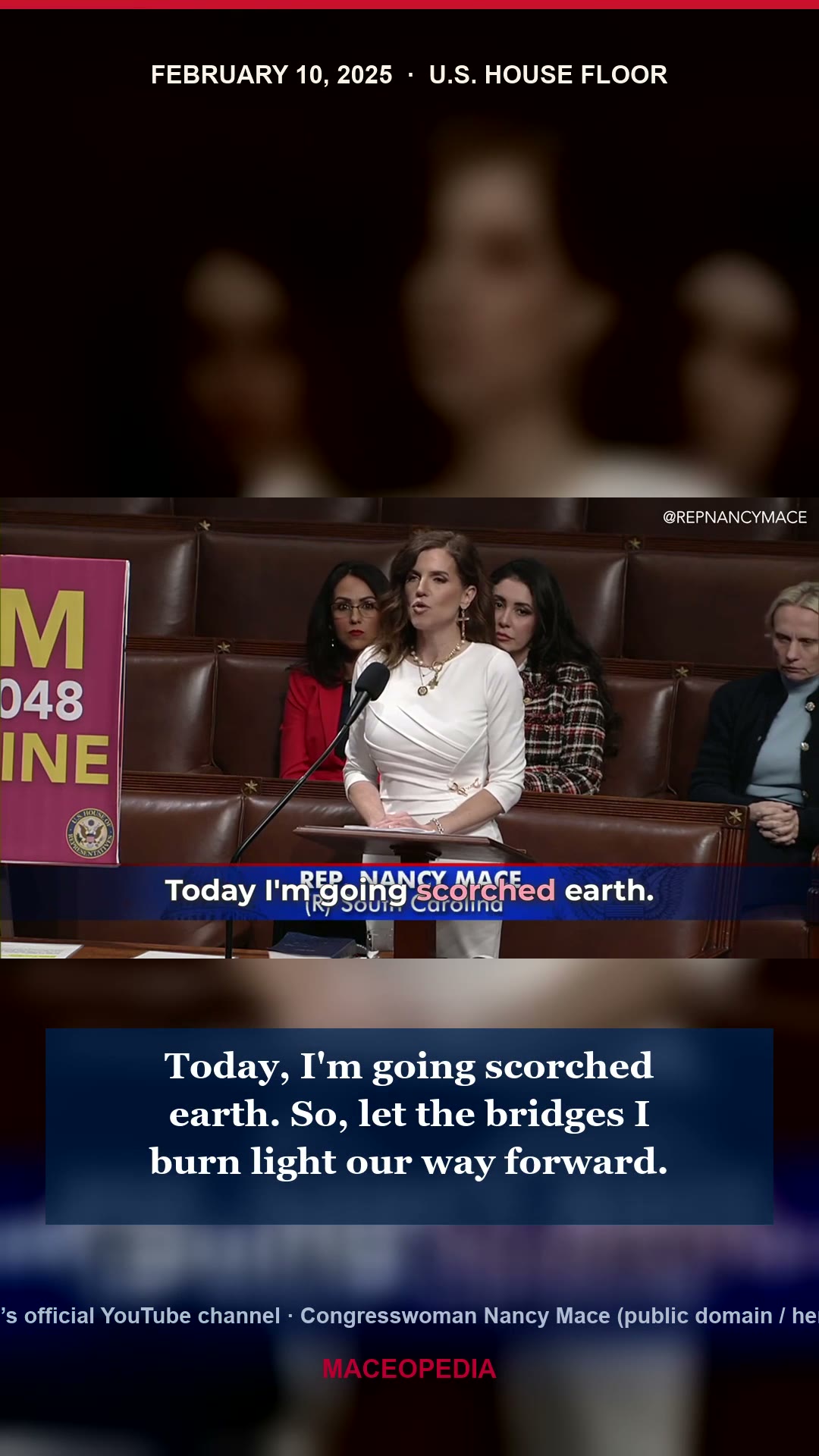 “Today, I’m going scorched earth”, twelve moments from Mace’s 52-minute floor speech