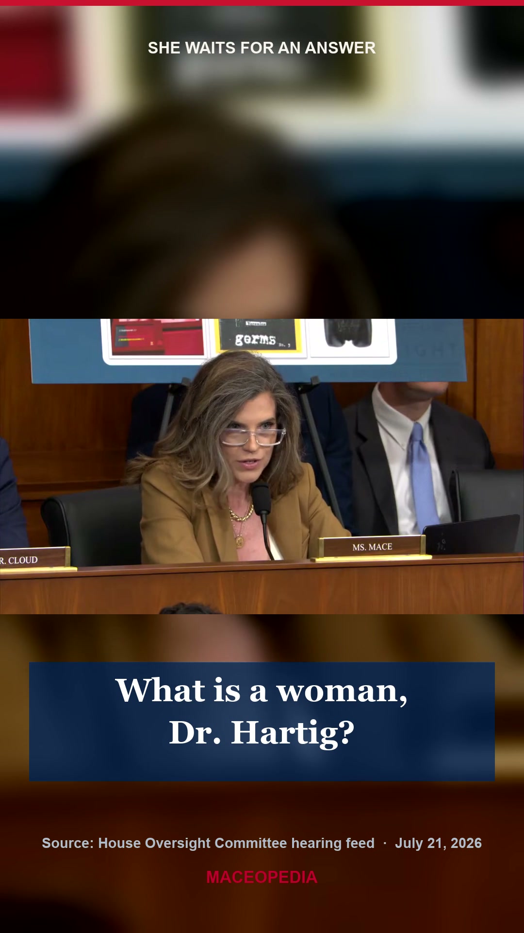 "When was your gender revealed?": Mace and the Smithsonian's American History director