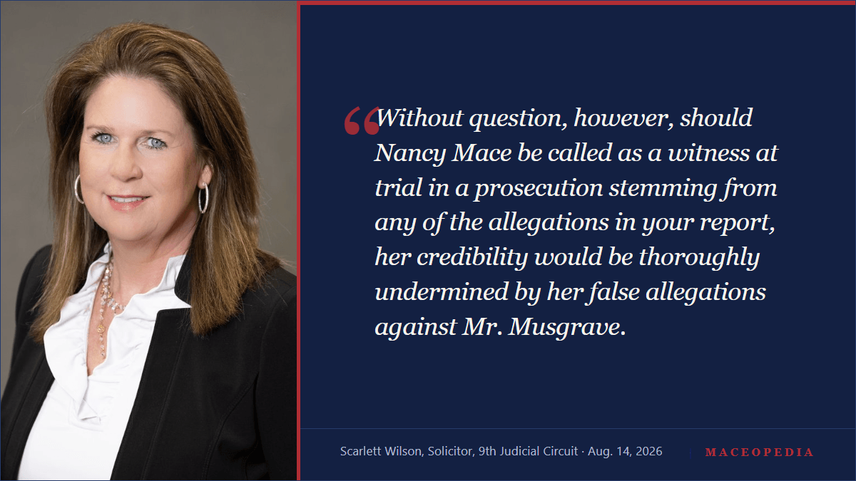 Quote card: Solicitor Scarlett Wilson, her credibility would be thoroughly undermined