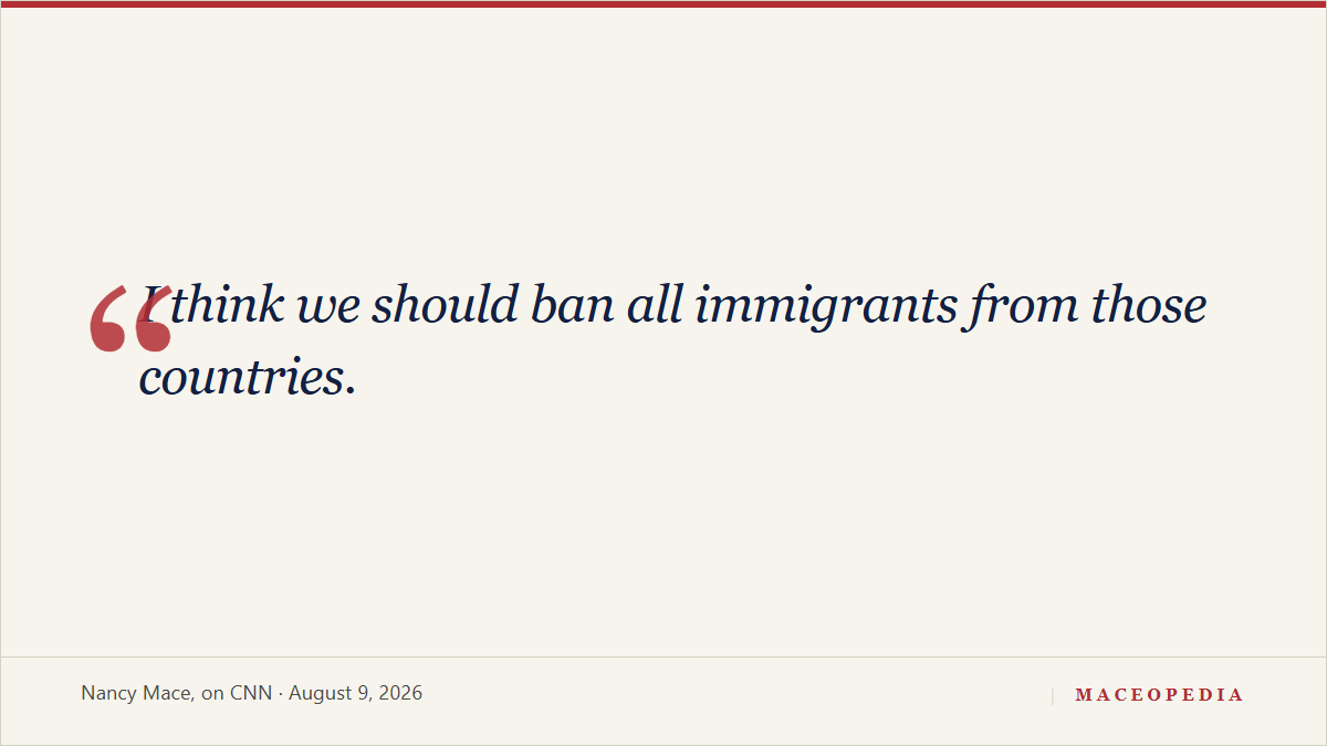 On CNN, Mace says Muslims should 'go back to that country' as her 'trojan horse' furor spirals: image 4