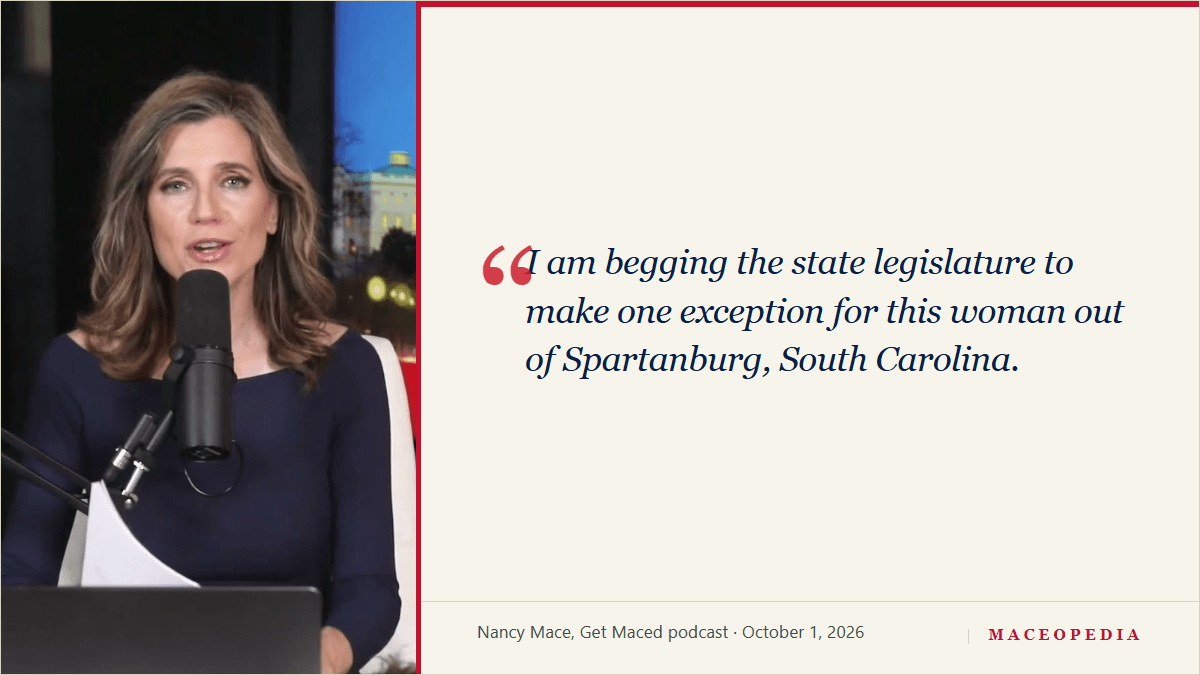 'She Should Get the Firing Squad': Nancy Mace Asks the South Carolina Legislature to Write a Death Penalty for One Untried Woman, Then Offers the Firing Squad to Lindsay Clancy: image 5