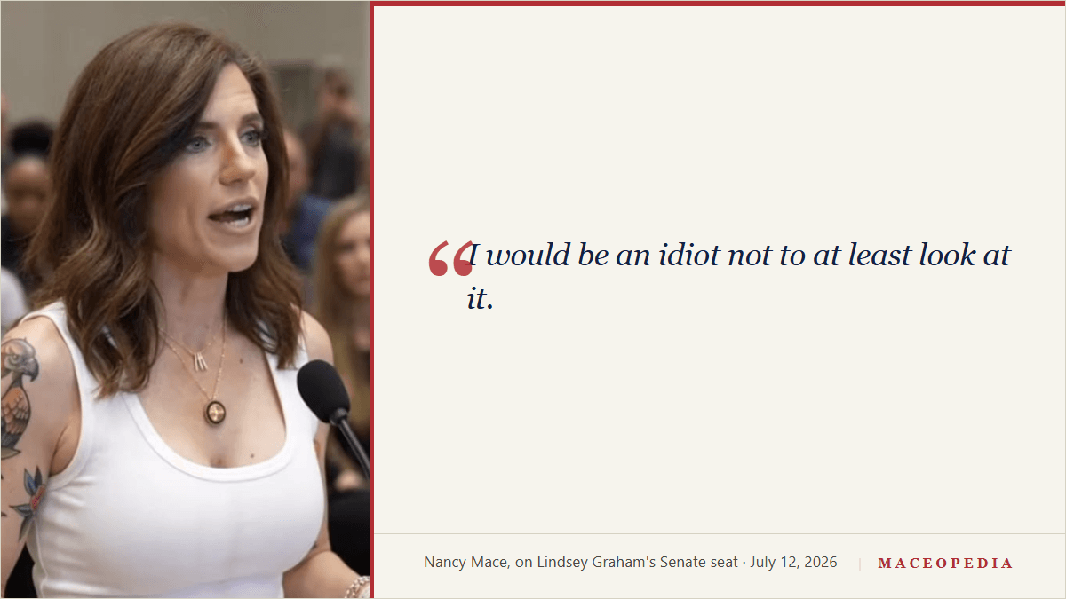 Nancy Mace's Top 5 Political Failures: dead last for governor, the Speaker she toppled for nothing, and one law in nine years, a post office: image 2