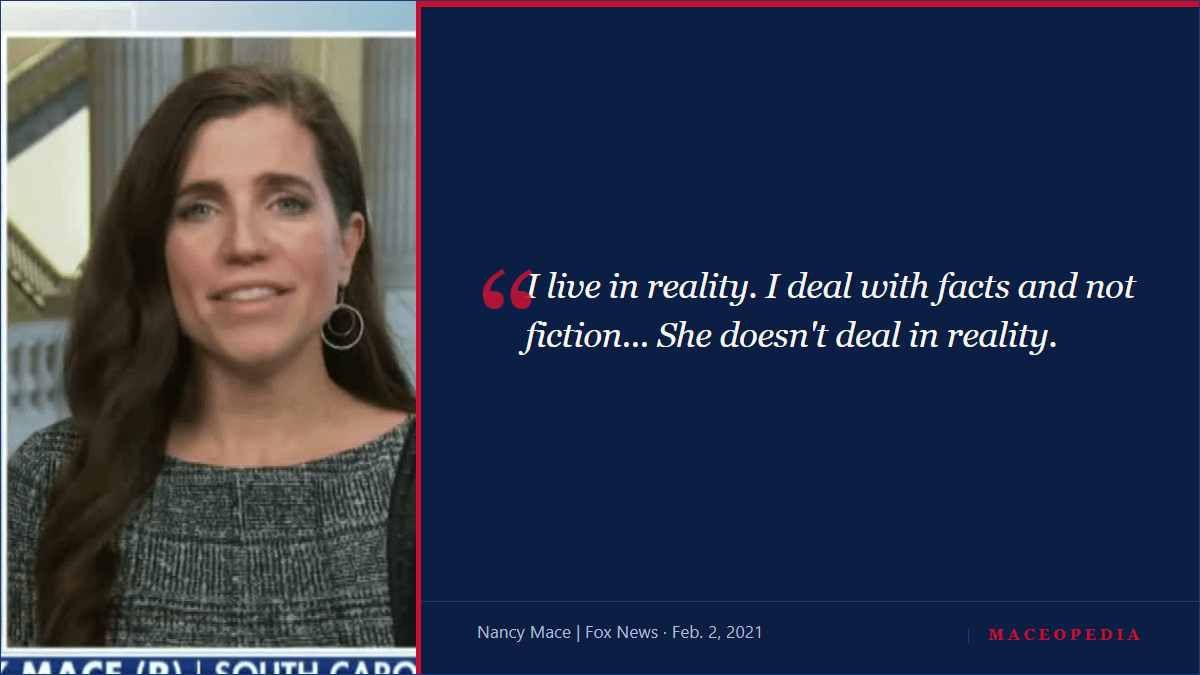 Mace vs. Mace: she called AOC's Jan. 6 account 'fiction,' but her own words called that same day 'a very dangerous situation' where 'lives were put at risk'