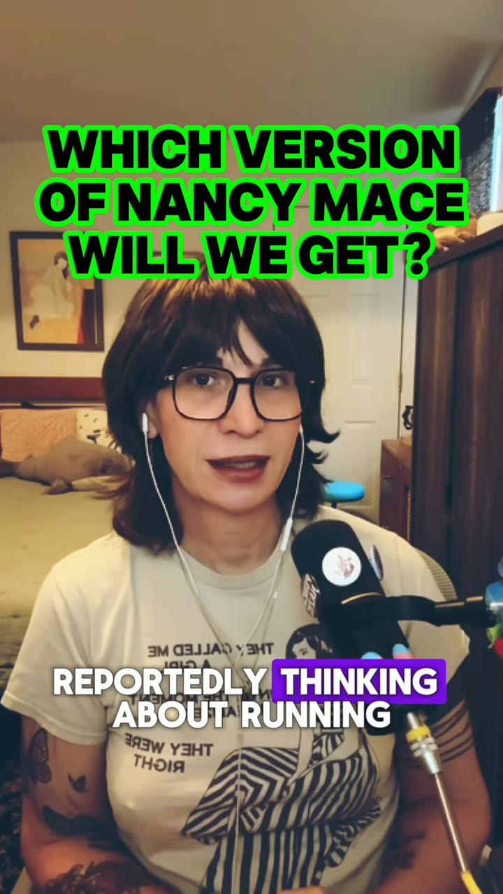 "Which version of Nancy Mace will we get?": a nonbinary creator turns Mace's Senate flirtation into a software-update bit: image 1