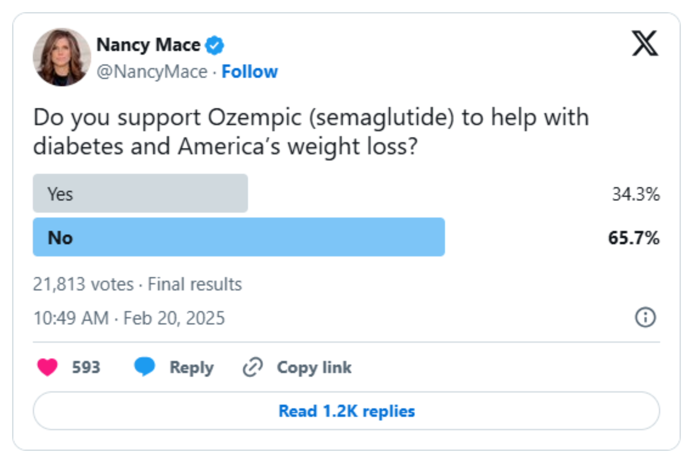 'Advice, tips, hacks?': Mace's 'week 4' carnivore post is the newest chapter in two years of public posts about her weight, her hair, and PTSD: image 10