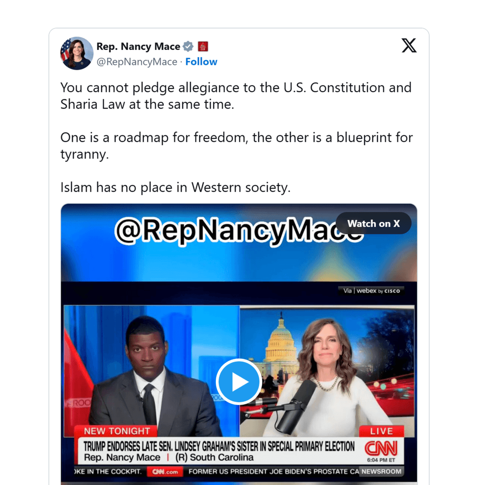 On CNN, Mace says Muslims should 'go back to that country' as her 'trojan horse' furor spirals: image 8