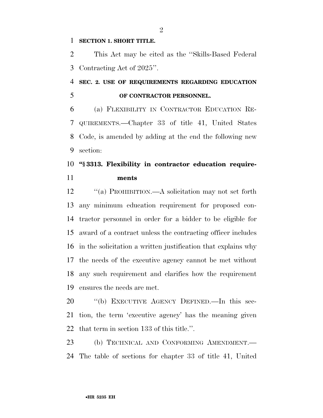 Page 2 of H.R. 5235 as passed by the House