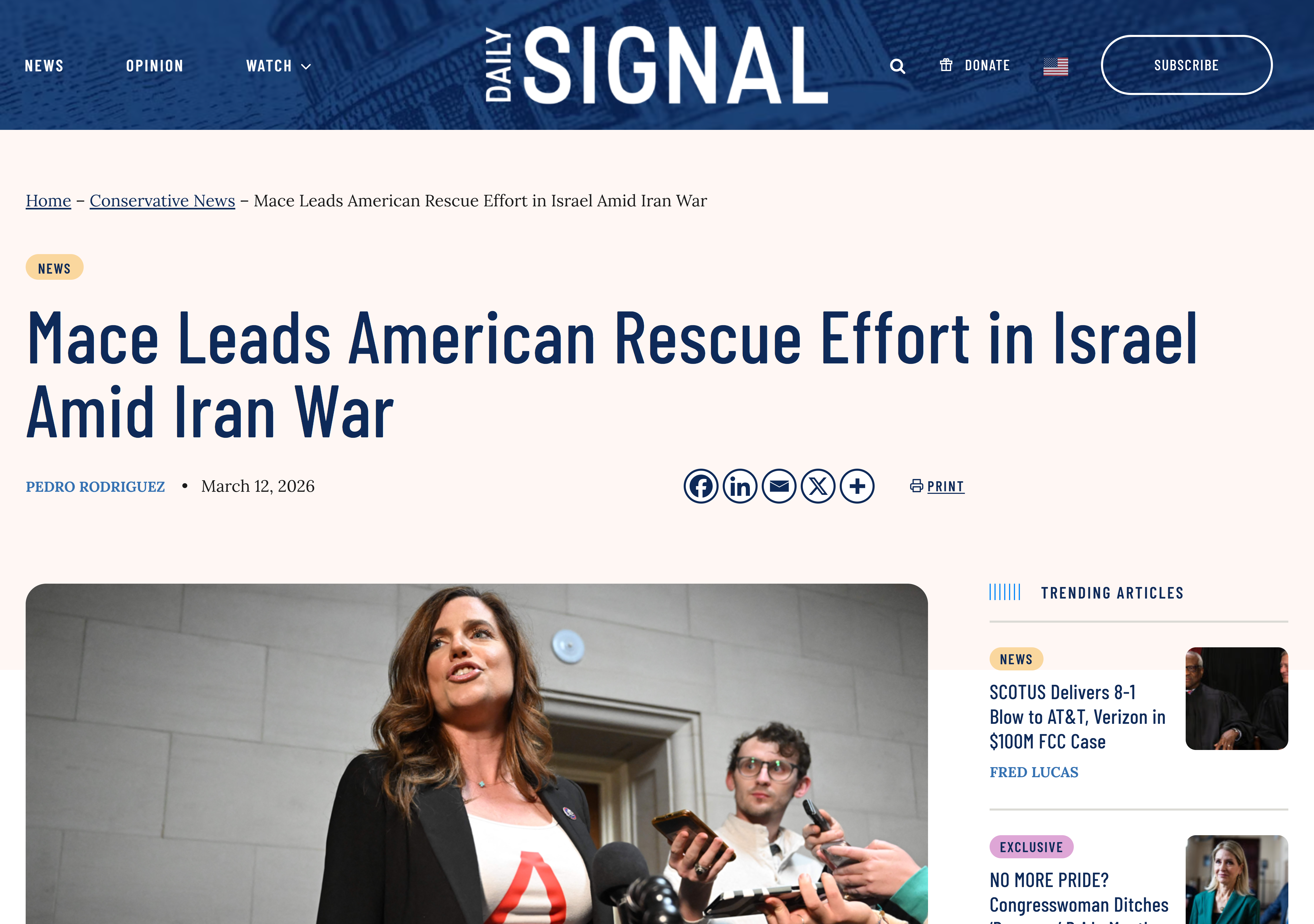 Nancy Mace Leads American Rescue Effort in Israel Amid Iran War, image 1