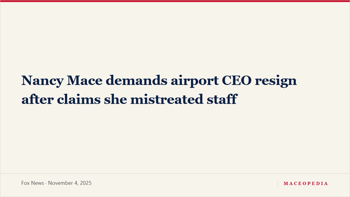 Nancy Mace demands airport CEO resign after claims she mistreated staff, image 1