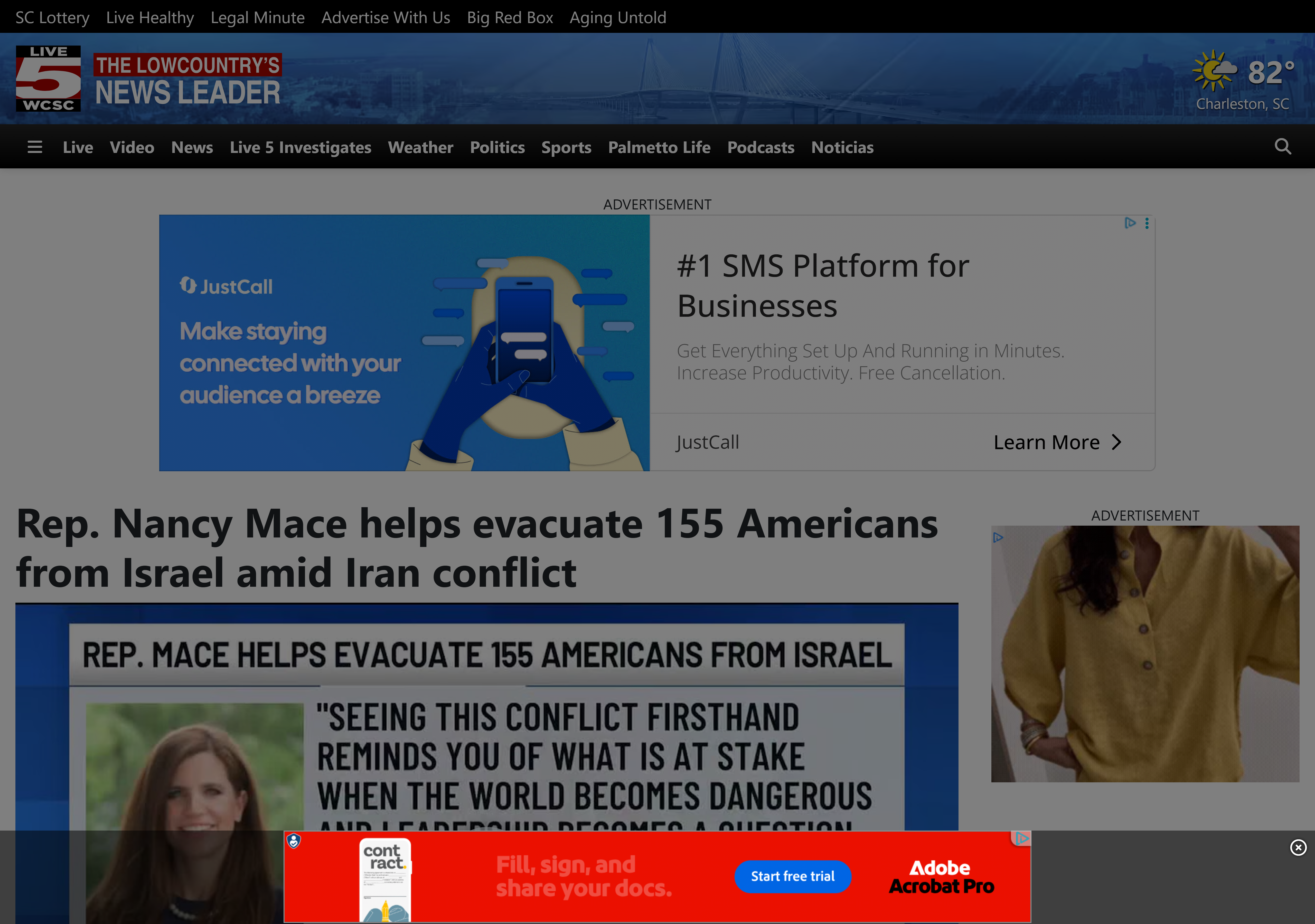 Rep. Nancy Mace Helps Evacuate 155 Americans from Israel Amid Iran Conflict, image 1