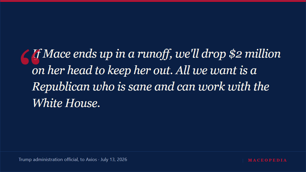Trump Team Reportedly Irate Over Nancy Mace Floating Her Name as a Graham Replacement: 'All We Want is a Republican Who is Sane', image 1