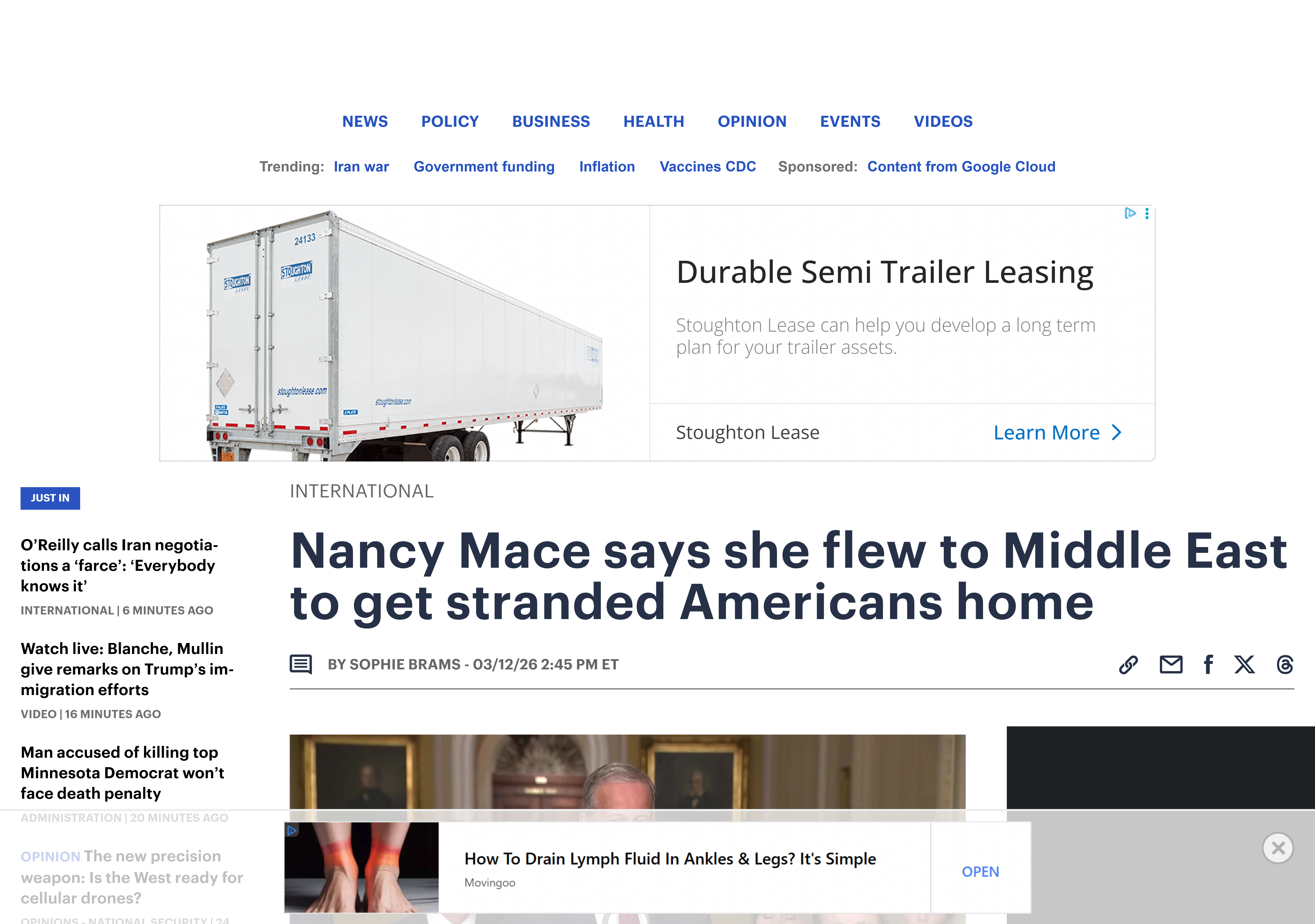 Rep. Mace Evacuates Americans from Middle East, image 1