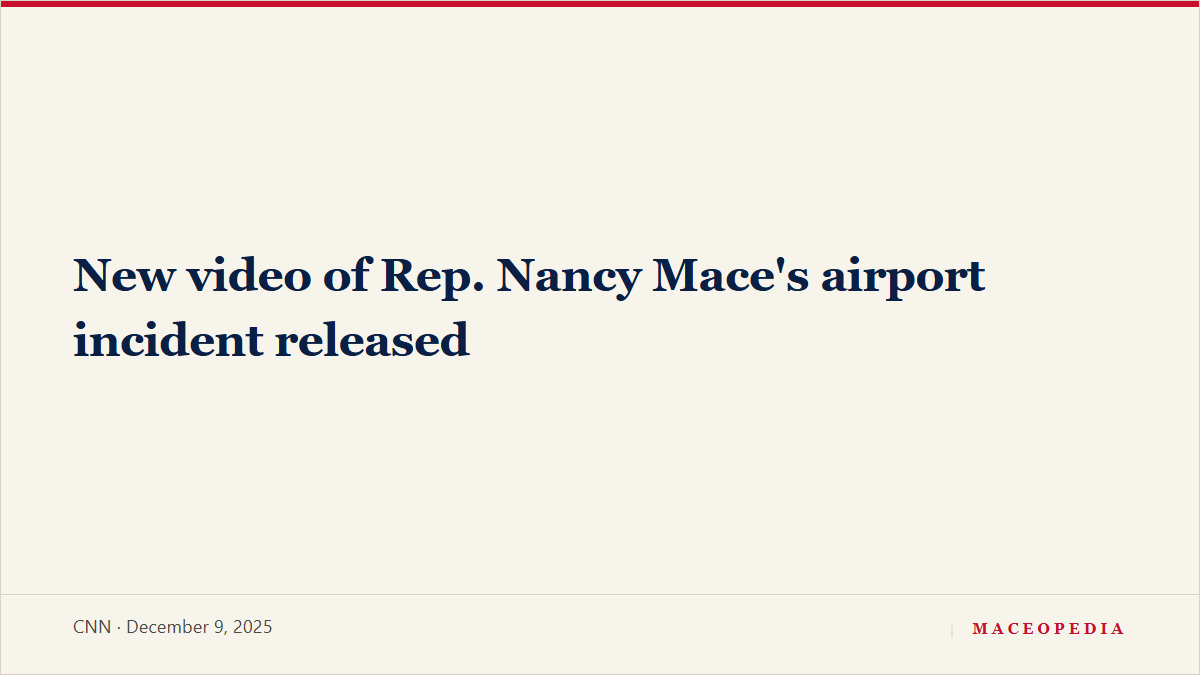 New video of Rep. Nancy Mace's airport incident released, image 1