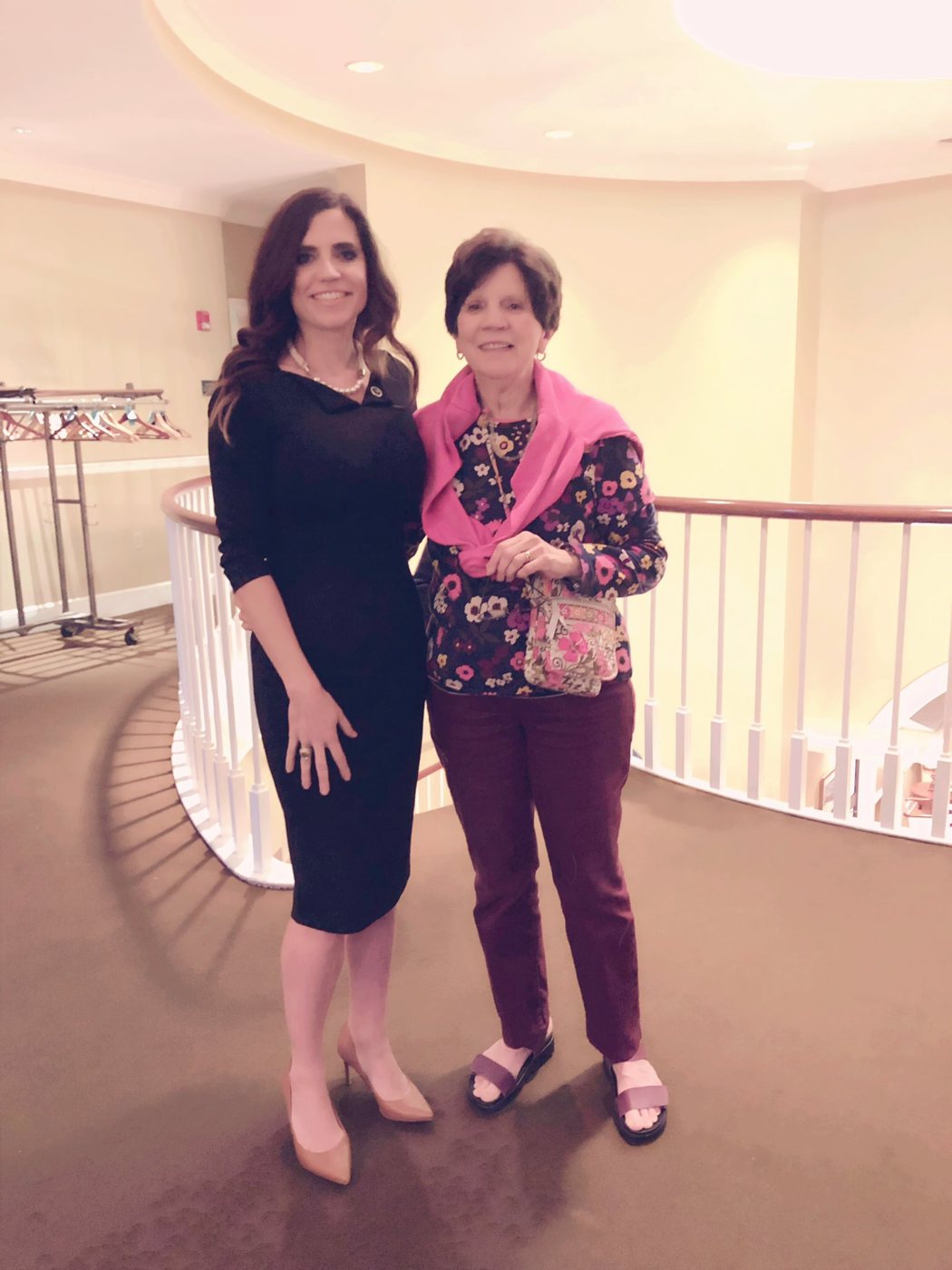 Photograph posted by Nancy Mace on March 9, 2019: Pleasantly surprised to see my mother show up to a healthcare panel I participated in Thursday evening with @p